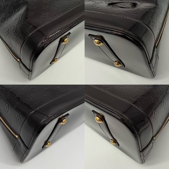 Authentic NEW Louis Vuitton Dark purple Vernis Alma GM - Picture 14 of 17